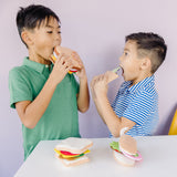 Felt Food Sandwich Play Set Q7
