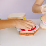 Felt Food Sandwich Play Set Q7