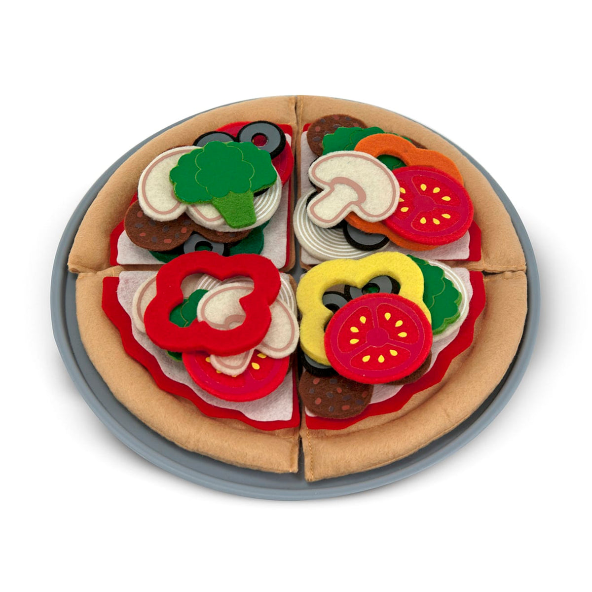 Felt Play Food - Pizza Set N8