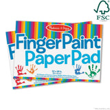 Finger paint Paper Pad W7
