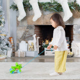 First Play Frolicking Frog Wooden Pull Toy W0