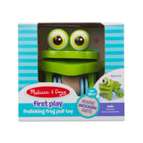 First Play Frolicking Frog Wooden Pull Toy Z7