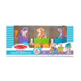 First Play Wooden Rocking Farm Animals Pull Train F3