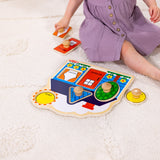 First Shapes Jumbo Peg Puzzle - 5 Pieces Q9