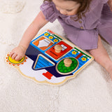 First Shapes Jumbo Peg Puzzle - 5 Pieces Q9