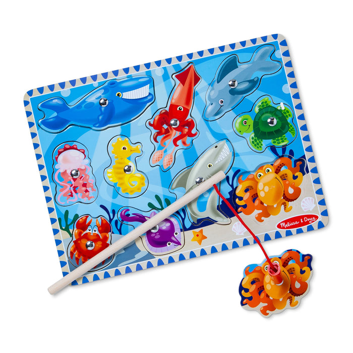 Fishing Magnetic Puzzle Game - 10 Pieces T4