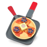 Flip & Serve Pancake Set - Wooden Play Food O1