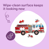 Giant Fire Truck Floor Puzzle - 24 Pieces L5