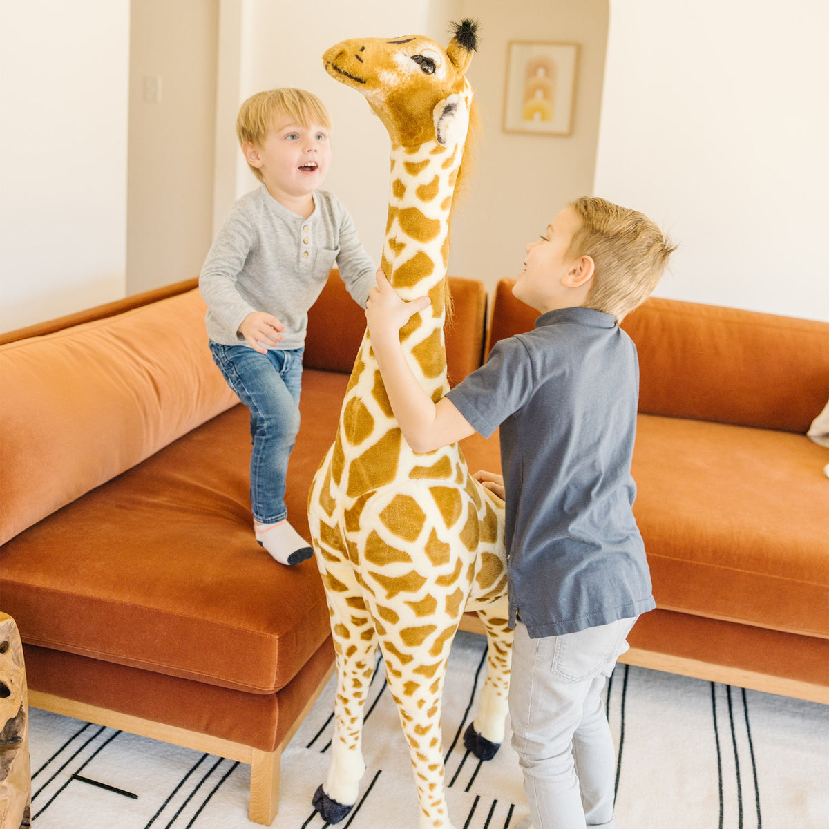 Giraffe Lifelike Plush Stuffed Animal O1
