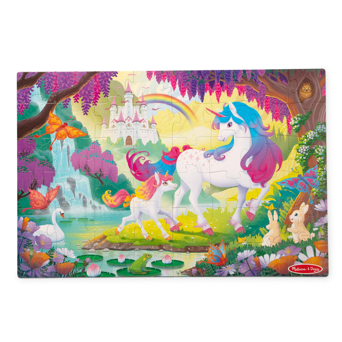 Glow-in-the-Dark Unicorn Floor Puzzle - 48 Pieces L1