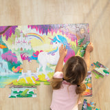 Glow-in-the-Dark Unicorn Floor Puzzle - 48 Pieces L1