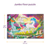 Glow-in-the-Dark Unicorn Floor Puzzle - 48 Pieces L1