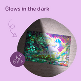 Glow-in-the-Dark Unicorn Floor Puzzle - 48 Pieces L1