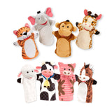 Hand Puppet 2-Pack: Farm Friends, Zoo Friends J7