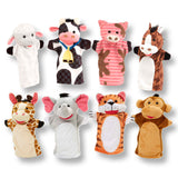 Hand Puppet 2-Pack: Farm Friends, Zoo Friends J7