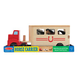 Horse Carrier Wooden Vehicles Play Set T0