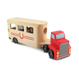Horse Carrier Wooden Vehicles Play Set T0