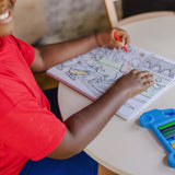 Jumbo 50-Page Kids' Coloring Pad - Space, Sharks, Sports, and More N1