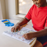 Jumbo 50-Page Kids' Coloring Pad - Space, Sharks, Sports, and More N1