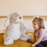 Jumbo Burrow Bunny Stuffed Plush Animal Y2