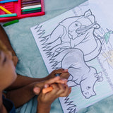 Jumbo Coloring Pad - Animals Z1