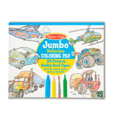 Jumbo Coloring Pad - Vehicles L6