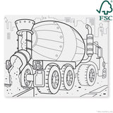Jumbo Coloring Pad - Vehicles L6
