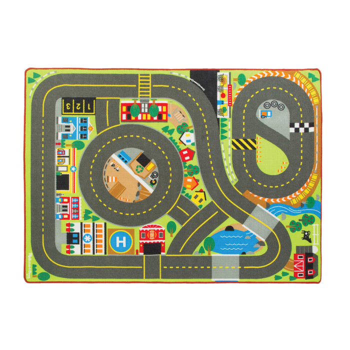 Jumbo Roadway Activity Rug W9