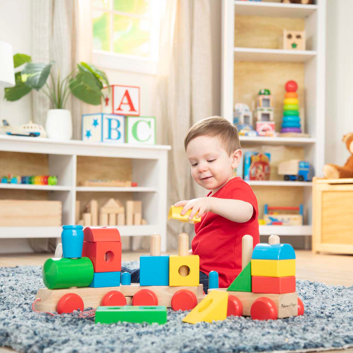 Jumbo Wooden Stacking Train – Classic Z0