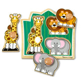 Jungle Friends Jumbo Knob Puzzle - 3 Pieces B4