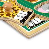 Jungle Friends Jumbo Knob Puzzle - 3 Pieces B4