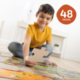 Land of Dinosaurs Floor Puzzle - 48 Pieces U2