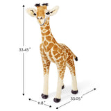Lifelike Plush Baby Giraffe I0