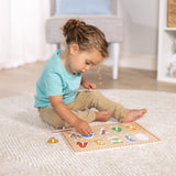 Lift & See Numbers Peg Puzzle - 10 Pieces Q4