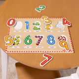 Lift & See Numbers Peg Puzzle - 10 Pieces Q4