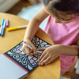 Magic Velvet Butterfly Scenes - On the Go Travel Activity G8