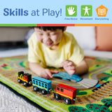 Magnetic Wooden Train Cars Z7