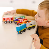 Magnetic Wooden Train Cars Z7