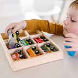 Magnetic Wooden Train Cars Z7