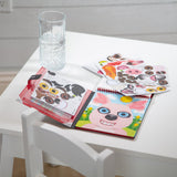 Make-a-Face – Farm Reusable Sticker Pad – On the Go Travel Activity O7