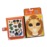 Make-a-Face – Safari Reusable Sticker Pad – On the Go Travel Activity G8