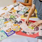Make-a-Face Sticker Pad - Crazy Characters W8