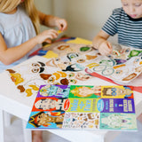Make-a-Face Sticker Pad - Crazy Characters W8