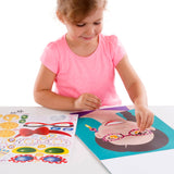 Make-a-Face Sticker Pad - Fashion Faces D7