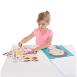 Make-a-Face Sticker Pad - Fashion Faces D7