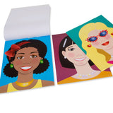 Make-a-Face Sticker Pad - Fashion Faces D7