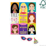 Make-a-Face Sticker Pad - Fashion Faces L0