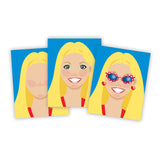 Make-a-Face Sticker Pad - Fashion Faces L0