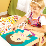 Make-a-Face Sticker Pad - Fashion Faces L0