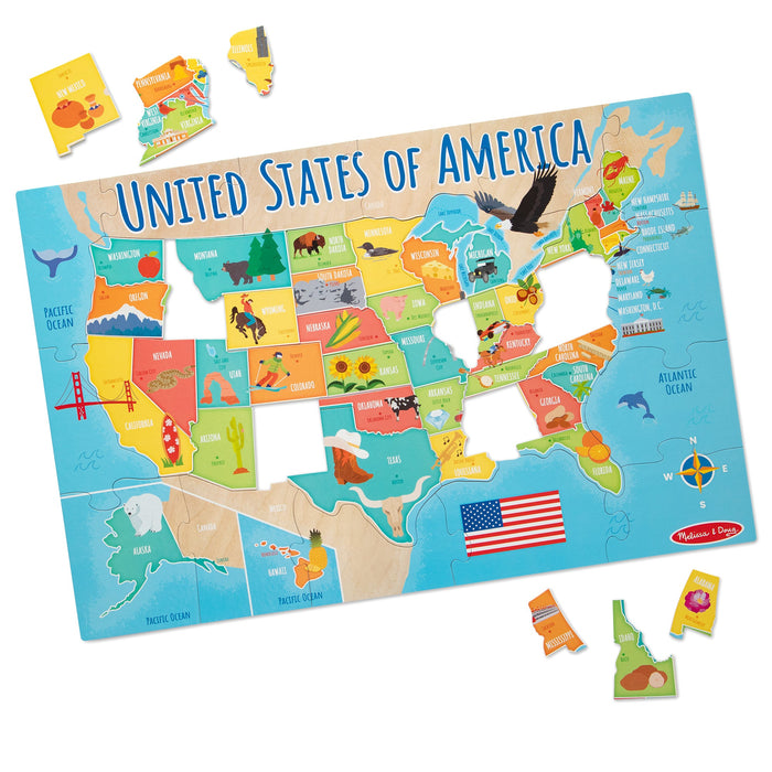Map Floor Puzzle - 51 Pieces C7
